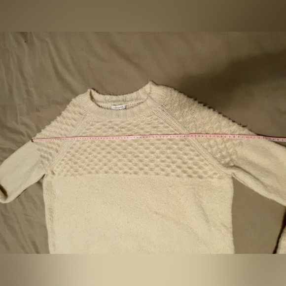 Topshop Ivory Bobble Knitted Sweater, US 8-10/M-L - Picture 9 of 11